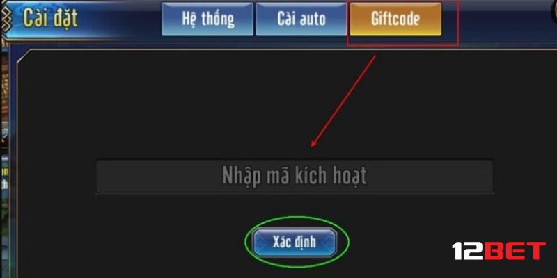 Hướng dẫn cách sử dụng giftcode 12bet an toàn